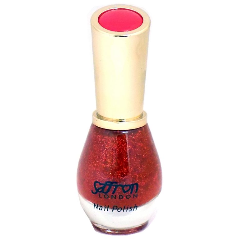 Saffron Nagellak #61 -  Red Glitter