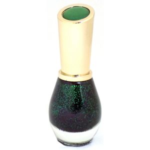 Saffron Nagellak #66 -  Green Glitter
