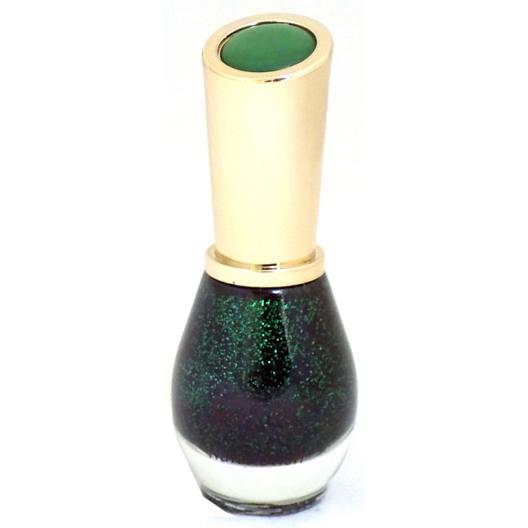 Saffron Nagellak #66 -  Green Glitter