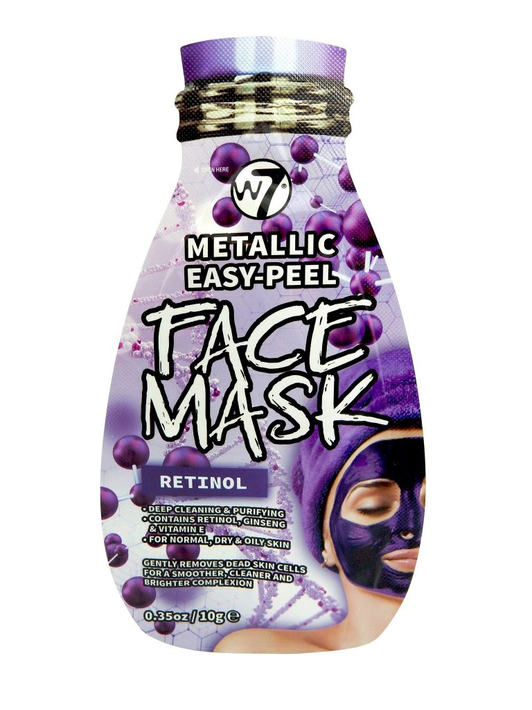 W7 Retinol Face Mask easy-peel 24 stuks per display