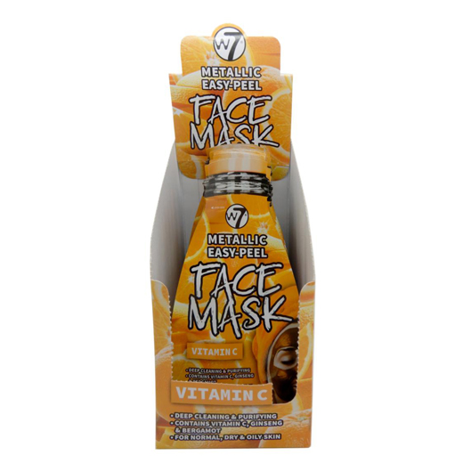W7 Vitamine C Face Mask easy-peel 24 stuks per display