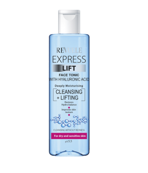 Revuele Express lift face tonic with hyaluronic acid 250 ml