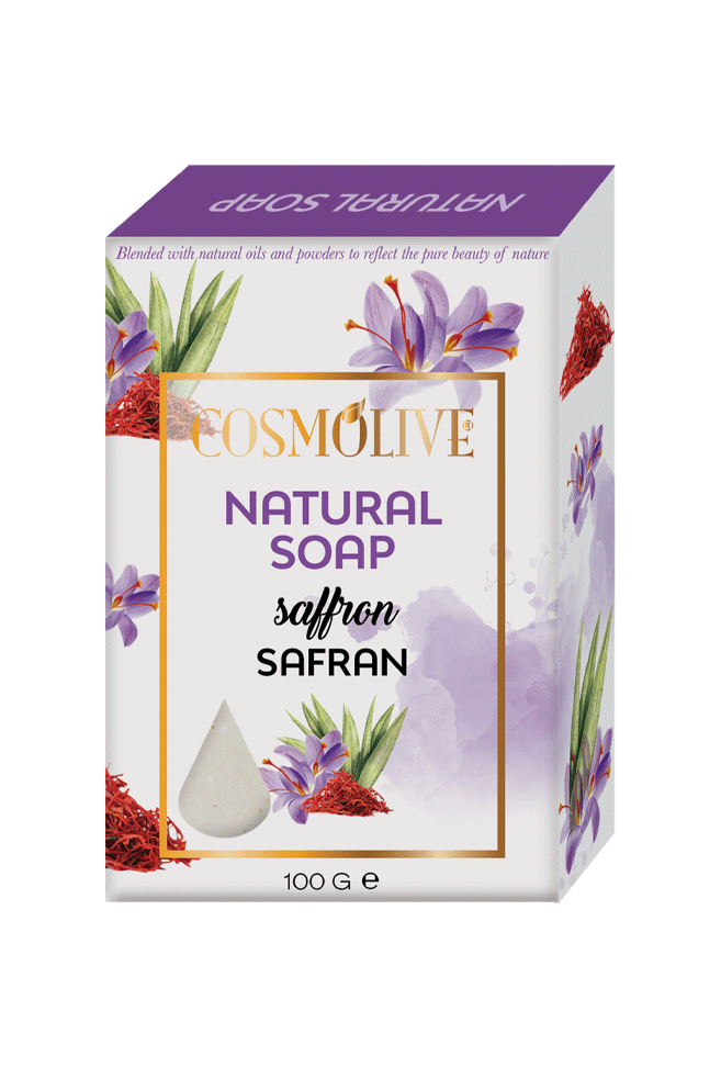 Cosmolive Natural Soap 100 gram Saffraan