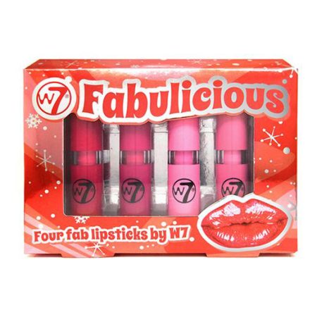 W7 Fabulicious Lips Lipstick Set (12 Stuks)