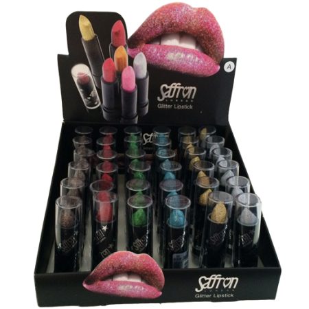 Saffron Glitter Lipstick - tray A