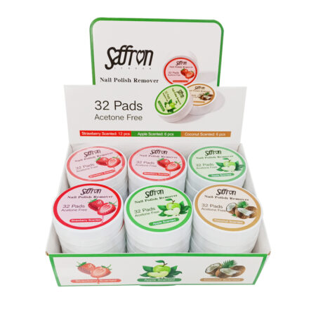 Saffron Nagellak remover pads aceton free