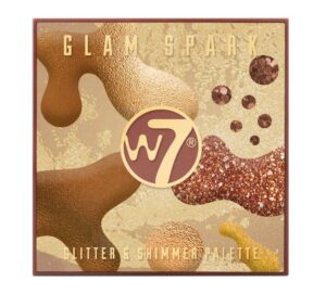 W7 Glam Spark Glitter & Shimmer Eye Palette