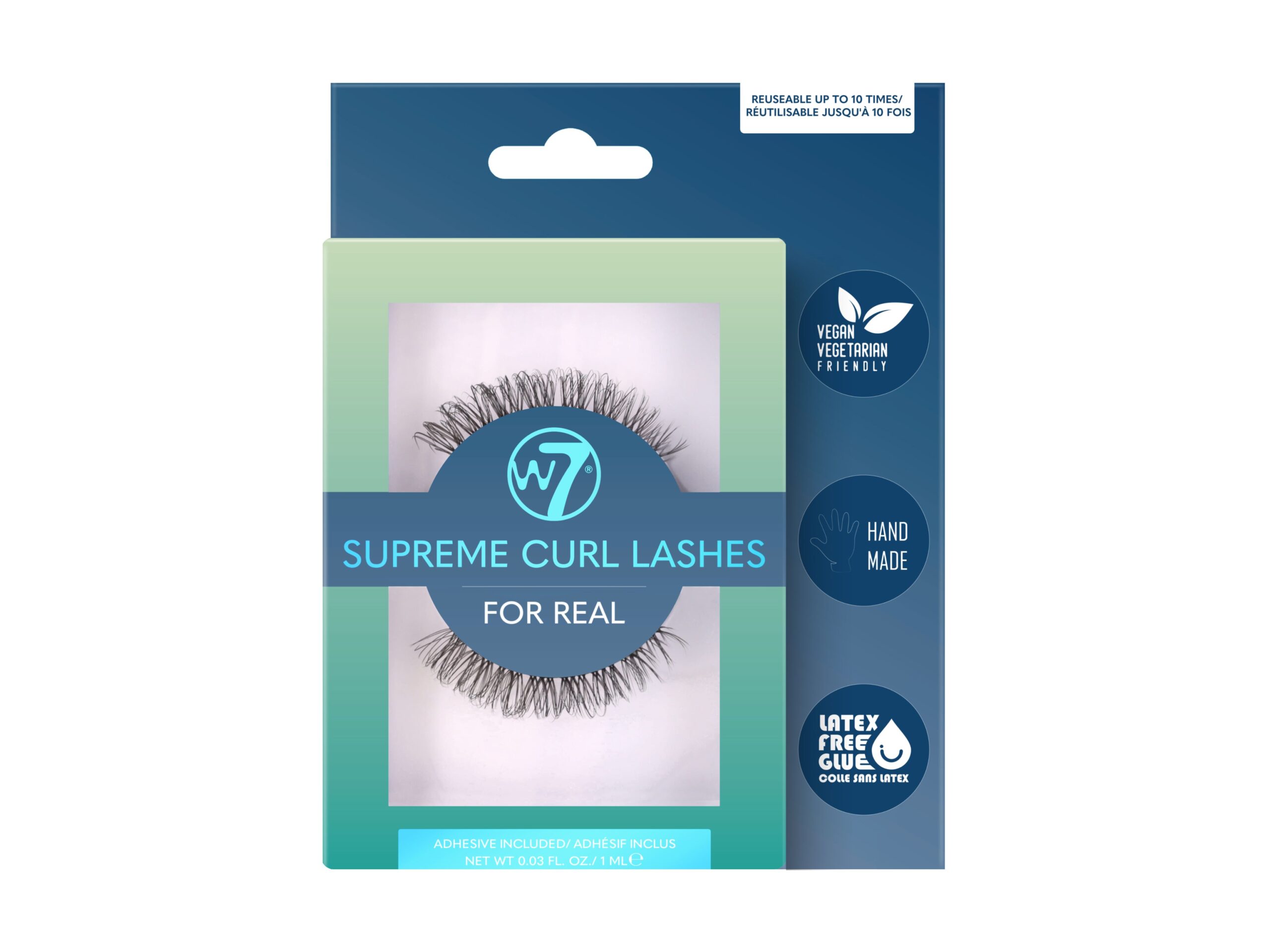 W7 Supreme curl lashes for real