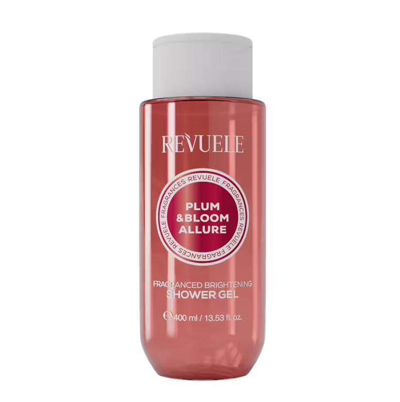 Revuele fragranced brightening shower gel plum & bloom allure