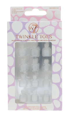 W7 Twinkle Toes False Toe Nails - Moon Beam