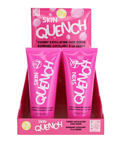 Quench exfoliator display