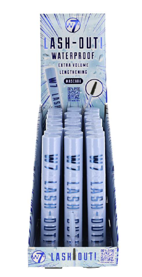 W7 Lash-Out Waterproof Mascara – Black (24)