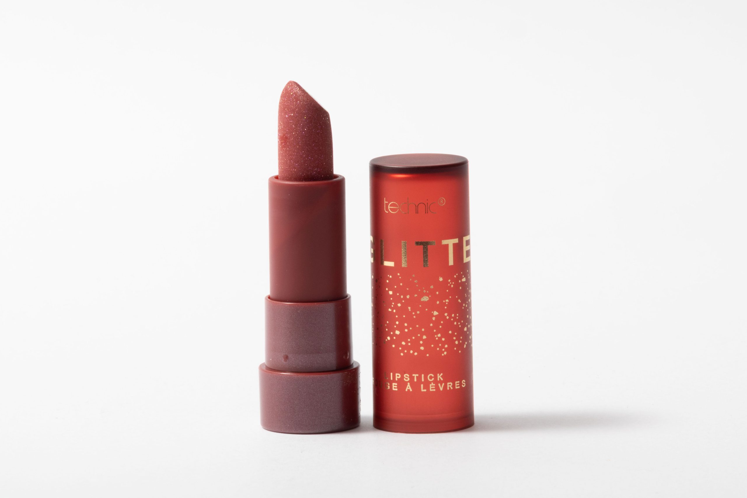 25629 Glitter Lipstick - Brown OPEN