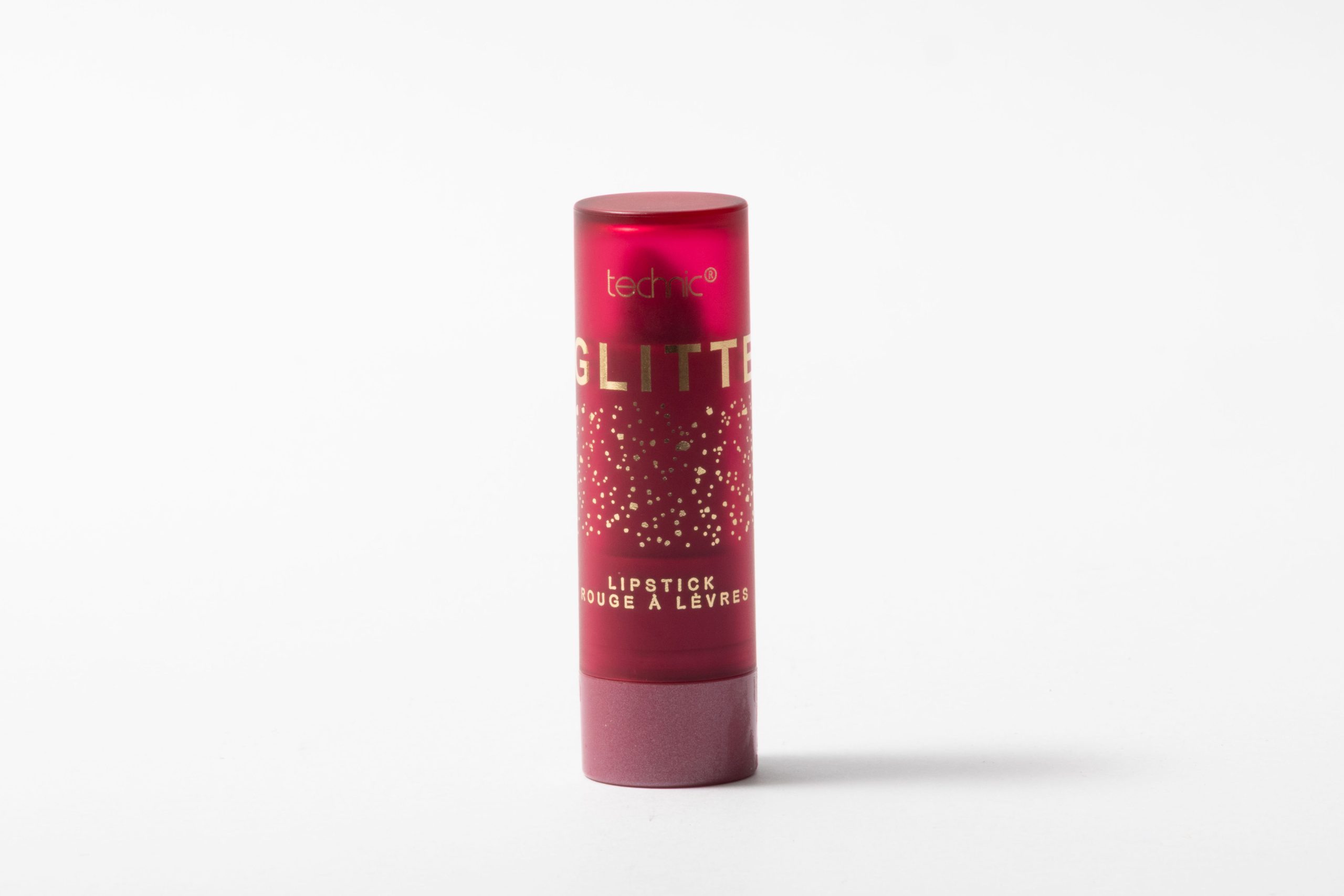 25629 Glitter Lipstick - Red SINGLE